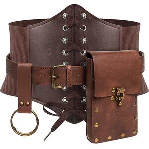 6322 Womens Corset Belt Pouch Waist Bag Fanny Pack Phone Holder